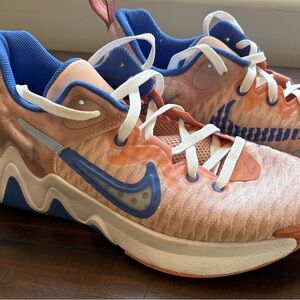 Nike Giannis Immortality Arctic Coral and Royal Blue